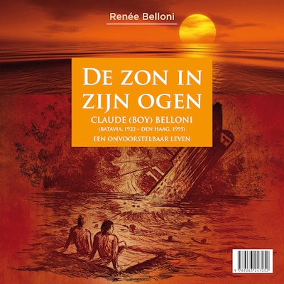 De zon in zijn ogen – omslag van het luisterboek van Renée Belloni