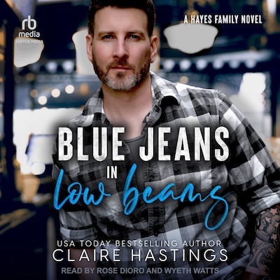 Blue Jeans in Low Beams – omslag til lydbogen af Claire Hastings