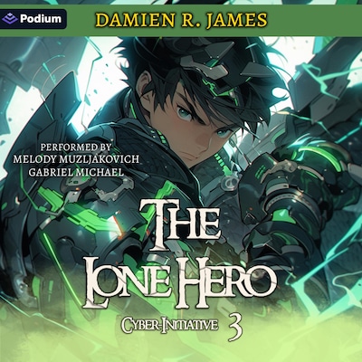 The Lone Hero 3 – omslag til lydbogen af Damien James
