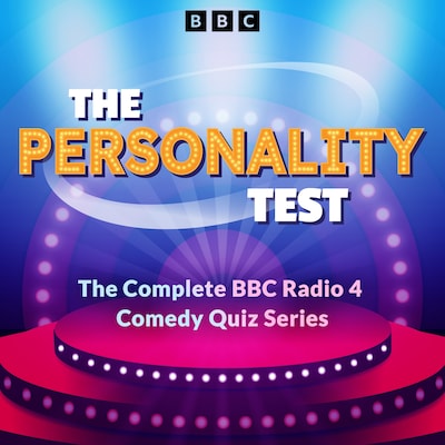 The Personality Test – omslag til lydbogen af Alan Carr, Sue Perkins, Roy Hattersley