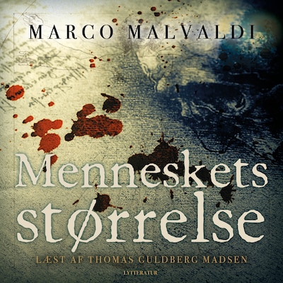 Menneskets størrelse – omslag til lydbogen af Marco Malvaldi