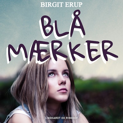 Blå mærker – omslag til lydbogen af Birgit Erup