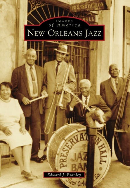 New Orleans Jazz – omslag til lydbogen af Edward J Branley
