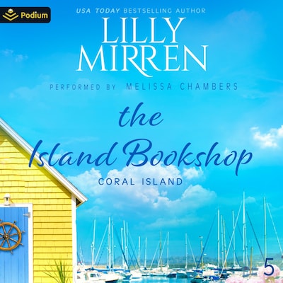The Island Bookshop – omslag til lydbogen af Lilly Mirren