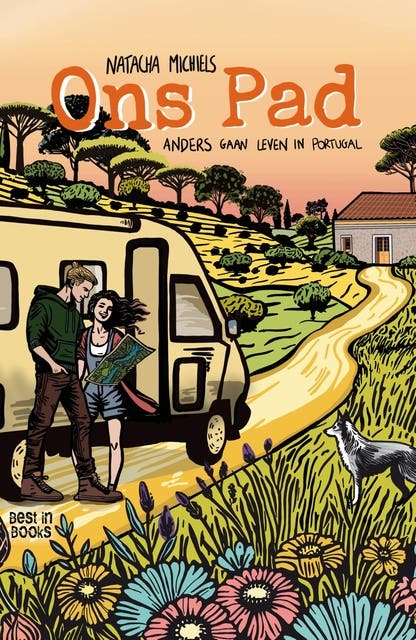 Ons pad: Anders gaan leven in Portugal – omslag van het luisterboek van Natacha Michiels