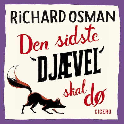 Den sidste djævel skal dø – omslag til lydbogen af Richard Osman