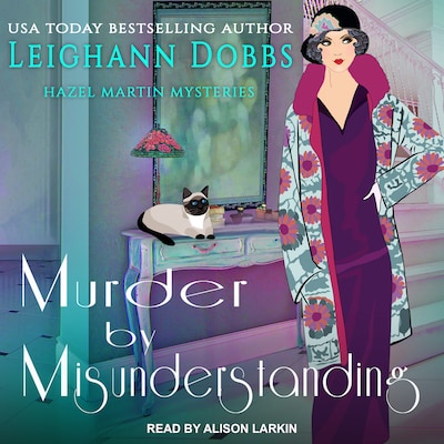 Murder by Misunderstanding – omslag til lydbogen af Leighann Dobbs