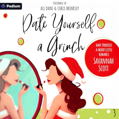 Date Yourself a Grinch – omslag til lydbogen af Savannah Scott