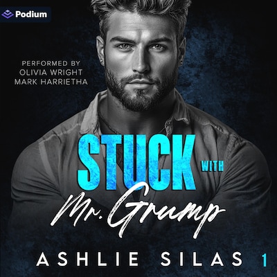 Stuck with Mr. Grump – omslag til lydbogen af Ashlie Silas