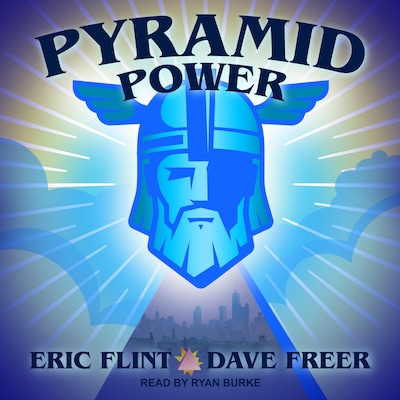 Pyramid Power – omslag til lydbogen af Dave Freer, Eric Flint