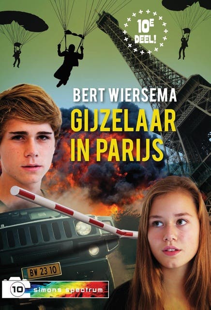 Gijzelaar in Parijs – omslag van het luisterboek van Bert Wiersema
