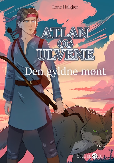 Atlan og ulvene – den gyldne mønt – omslag til lydbogen af Lone Halkjær