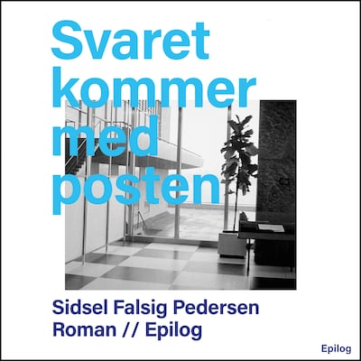 Svaret kommer med posten – omslag til lydbogen af Sidsel Falsig Pedersen