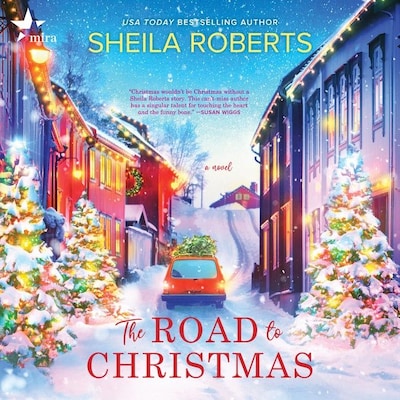 The Road to Christmas – omslag til lydbogen af Sheila Roberts