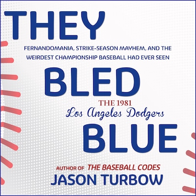 They Bled Blue – omslag til lydbogen af Jason Turbow