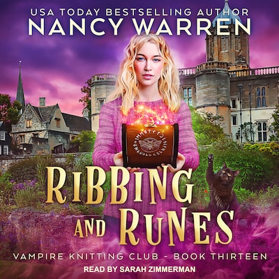 Ribbing and Runes – omslag til lydbogen af Nancy Warren