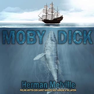 Moby Dick – omslag till ljudboken av Herman Melville, Eden Garret