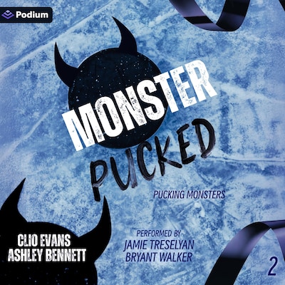Monster Pucked – omslag til lydbogen af Clio Evans, Ashley Bennett