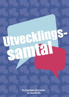 Utvecklingssamtal : en handbok för chefer – omslag till ljudboken av Gunilla Ek