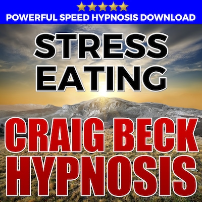 Stress Eating: Hypnosis Downloads – omslag til lydbogen af Craig Beck