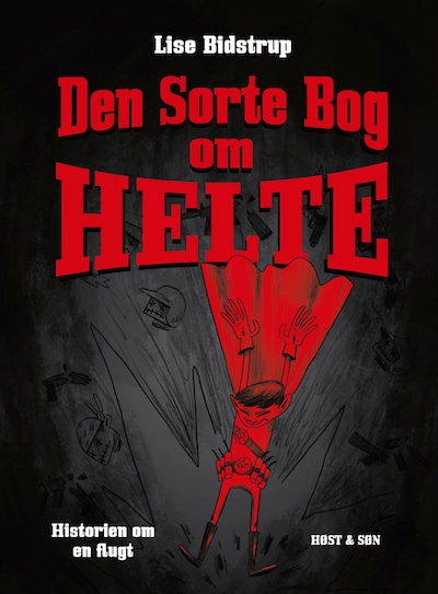 Den sorte bog om helte – omslag til lydbogen af Lise Bidstrup