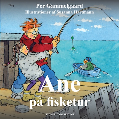 Ane på fisketur – omslag til lydbogen af Per Gammelgaard