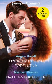 Nyckeln till det förflutna / Nattens lockelser – omslag till ljudboken av Angela Bissell,Rachael Thomas