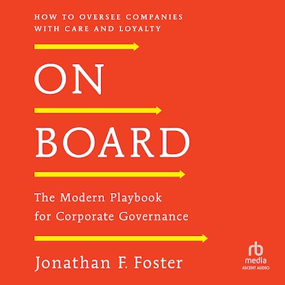 On Board – omslag til lydbogen af Jonathan F. Foster