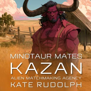 Kazan: Alien Matchmaking Agency – omslag till ljudboken av Kate Rudolph
