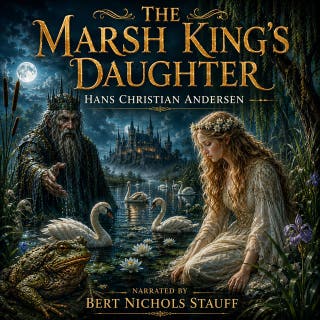 The Marsh King's Daughter – omslag till ljudboken av Hans Christian Andersen