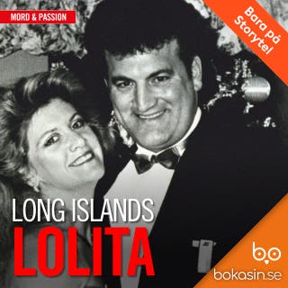 Long Islands Lolita – omslag till ljudboken av Bokasin