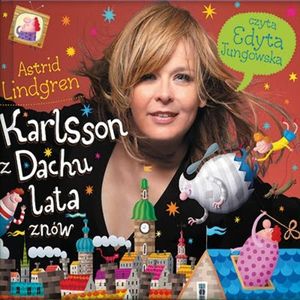Karlsson z dachu lata znów – okładka audiobooka, autor Astrid Lindgren