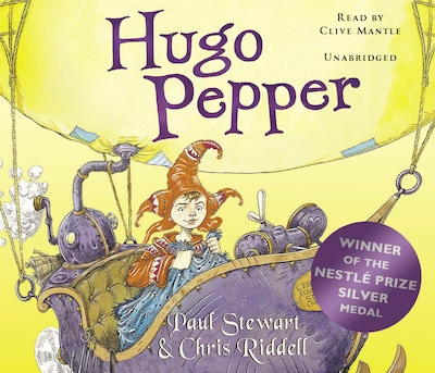Hugo Pepper – omslag til lydbogen af Chris Riddell, Paul Stewart