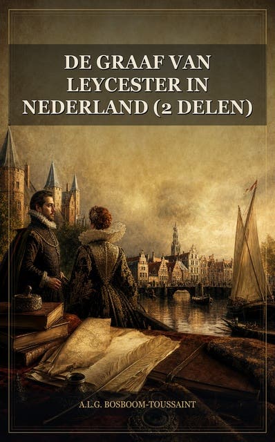 De graaf van Leycester in Nederland (2 delen) – omslag van het luisterboek van A L G Bosboom Toussaint
