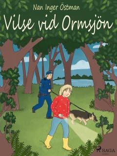 Vilse vid Ormsjön – omslag till ljudboken av Nan Inger Östman