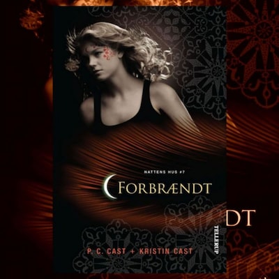 Nattens hus #7: Forbrændt – omslag til lydbogen af Kristin Cast, P. C. Cast