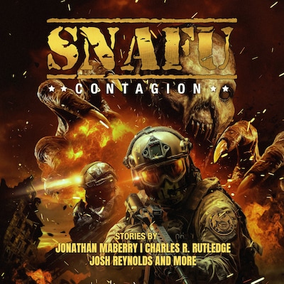 SNAFU: Contagion – omslag til lydbogen af Amanda J. Spedding, Geoff Brown