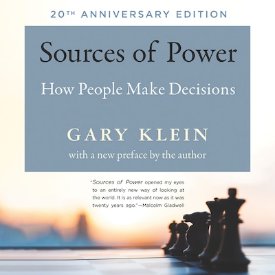 Sources of Power – omslag til lydbogen af Gary A. Klein