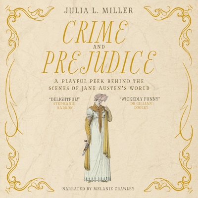 Crime and Prejudice – omslag til lydbogen af Julia Miller