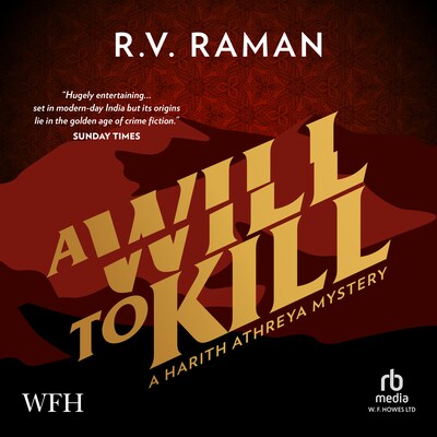 A Will To Kill – omslag til lydbogen af RV Raman