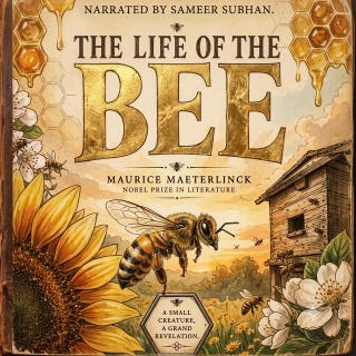 The Life of The Bee: Observations on Nature's Order and the Creator – omslag till ljudboken av Maurice Maeterlinck