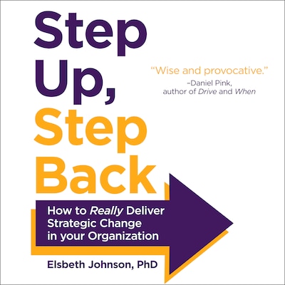 Step Up, Step Back – omslag til lydbogen af Elsbeth Johnson, PhD