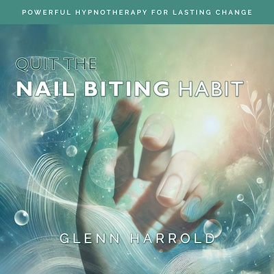 Quit The Nail Biting Habit – omslag til lydbogen af Glenn Harrold