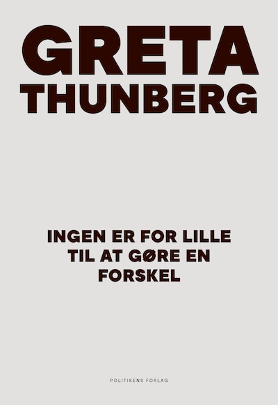 Ingen er for lille til at gøre en forskel – omslag til lydbogen af Greta Thunberg