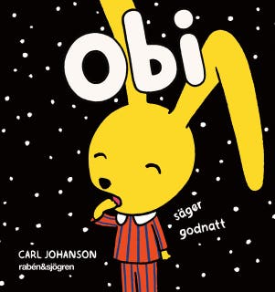 Obi säger godnatt – omslag till ljudboken av Carl Johanson