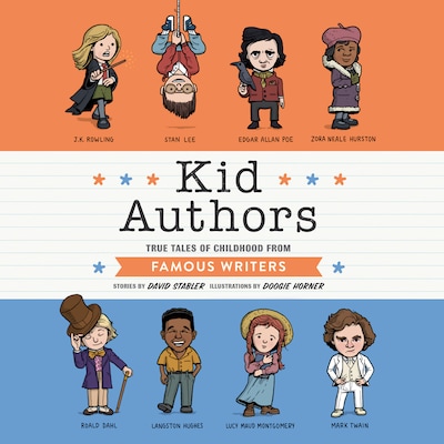 Kid Authors – omslag til lydbogen af David Stabler