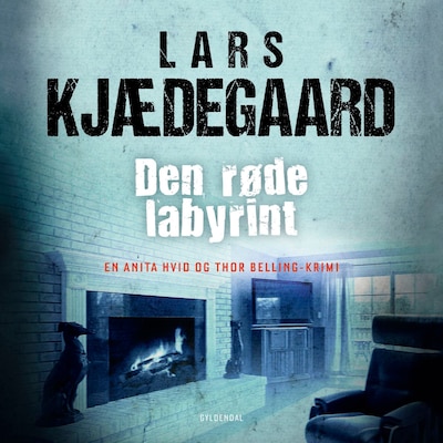 Den røde labyrint – omslag til lydbogen af Lars Kjædegaard