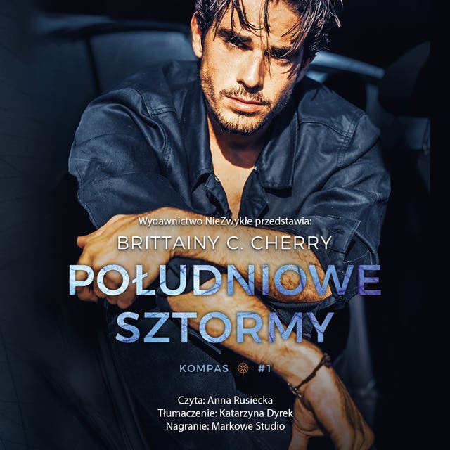 Południowe sztormy – okładka audiobooka, autor Brittainy C Cherry