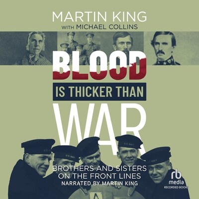 Blood Is Thicker than War – omslag til lydbogen af Martin King