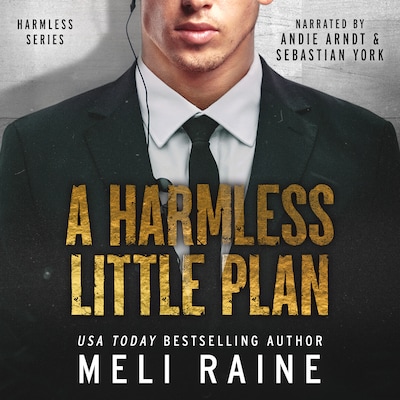 A Harmless Little Plan – omslag til lydbogen af Meli Raine